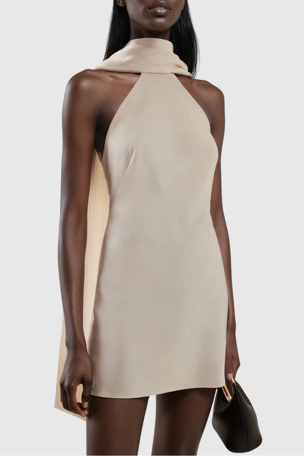 Dominica Sleeveless Scarf Mini Dress