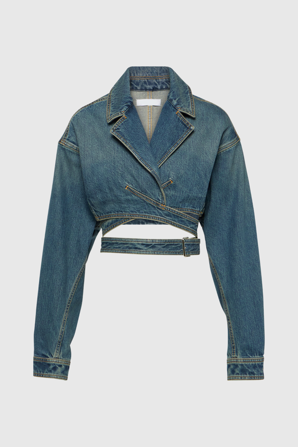 Karter Hollow Cross Denim Jacket