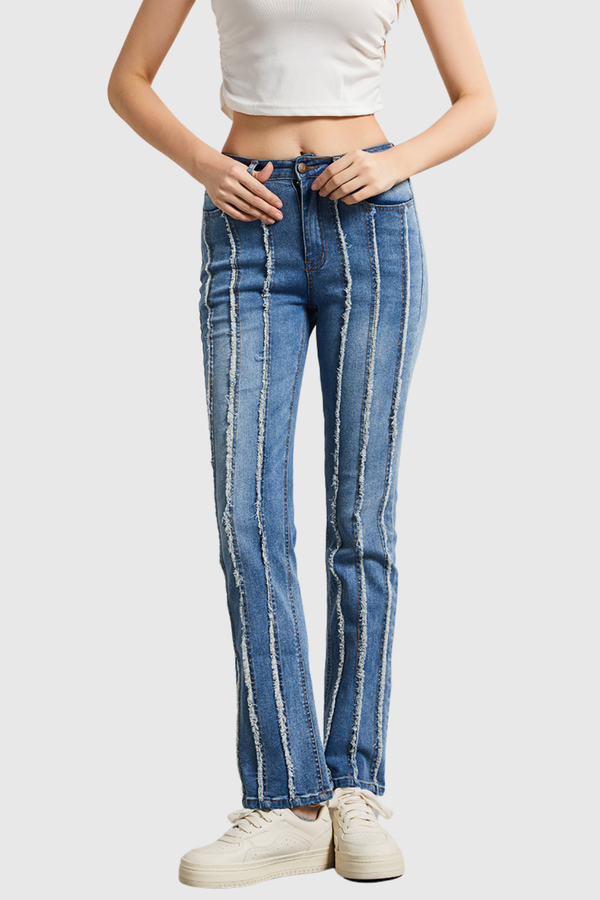 Adilet Stripe Skinny Jeans