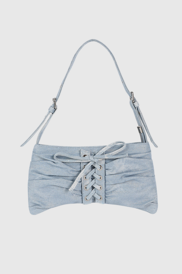 Alirio Lace Up Square Shoulder Bag