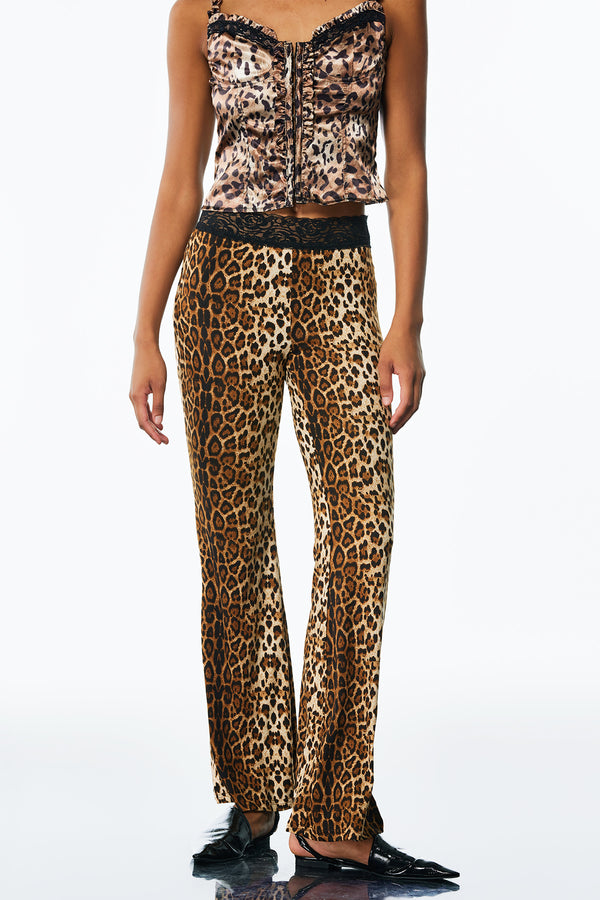 Amadis Leopard Lace Pants