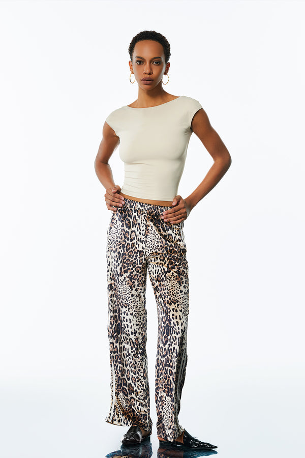 Amandus Leopard Stripe Pants