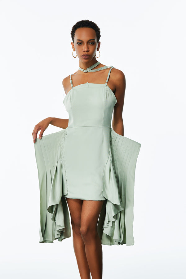 Amaro Deconstruct Ruch Mini Dress