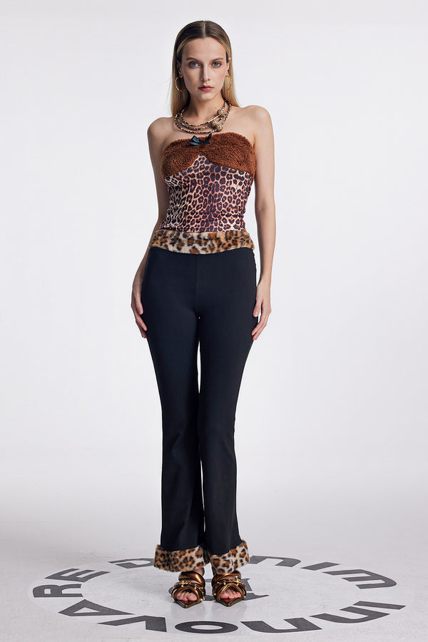 Ana¨¦ Leopard Deconstruct Jeans