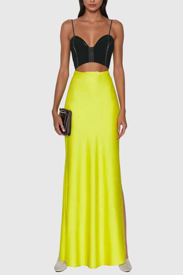 Anemoon Strapless Cutout Maxi Dress