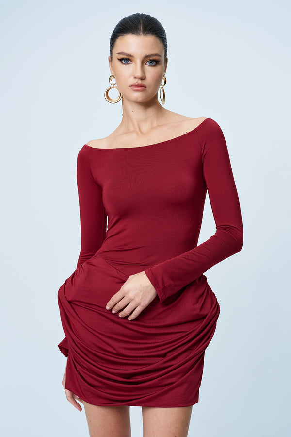 Aniceta Ruch Long Sleeve Mini Dress