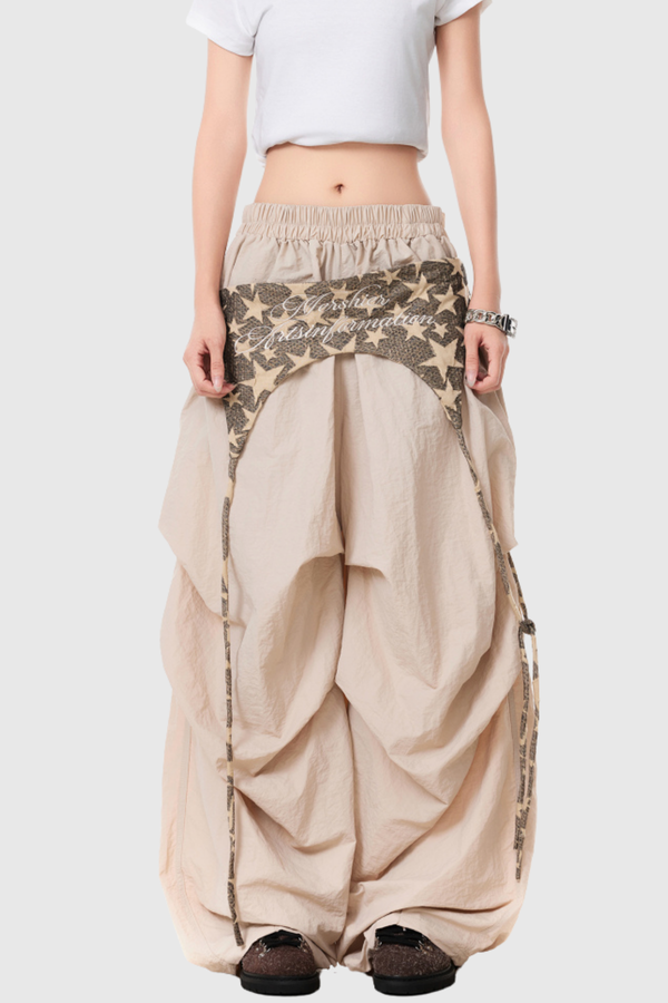 Anouk Asymmetric Deconstruct Star Wide Pants