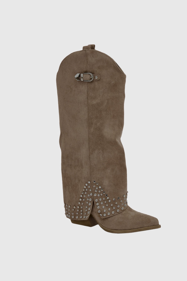 Ariamir Studded Suede Boots