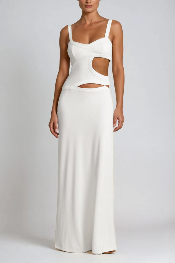 Berny Cutout Spaghetti Maxi Dress