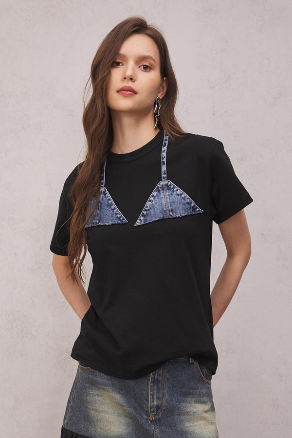 Blaire Patchwork T Shirt