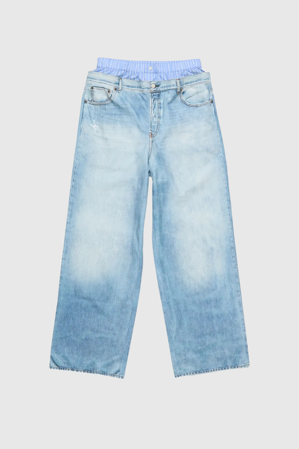 Bounmy Bleached Stripe Jeans