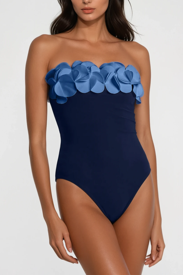 Camiel Flower Bodycon Swimsuit