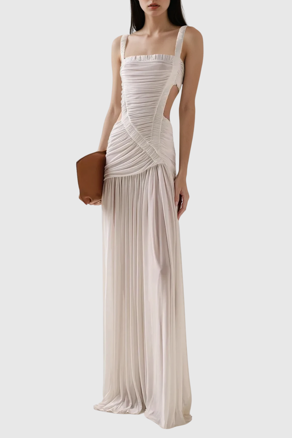 Candy Ruch Cutout Maxi Dress