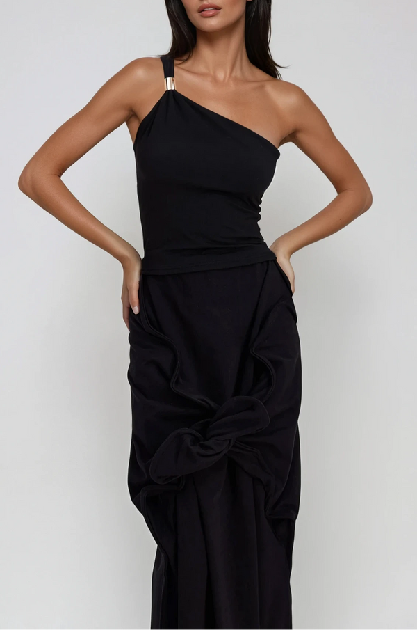 Charmion One Shoulder Top