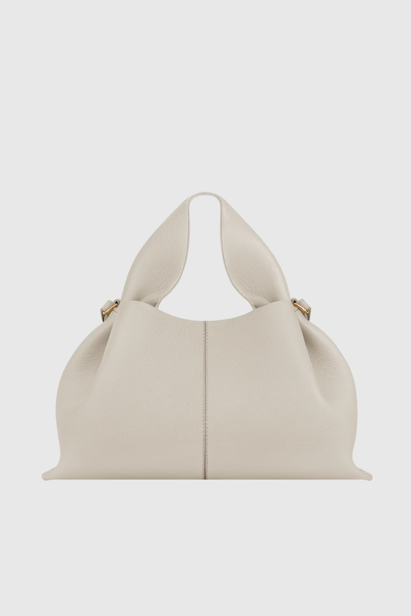 Christina Faux Fur Handbag In White