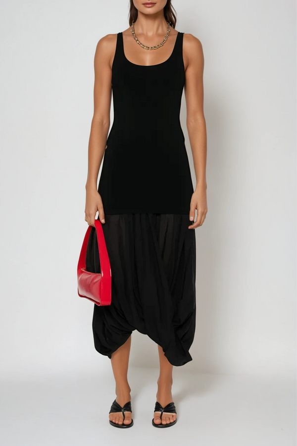 Damokles Deconstruct Ruch Midi Dress