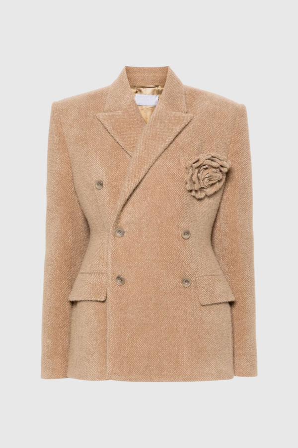 Daniel Flower Button Lapel Blazer