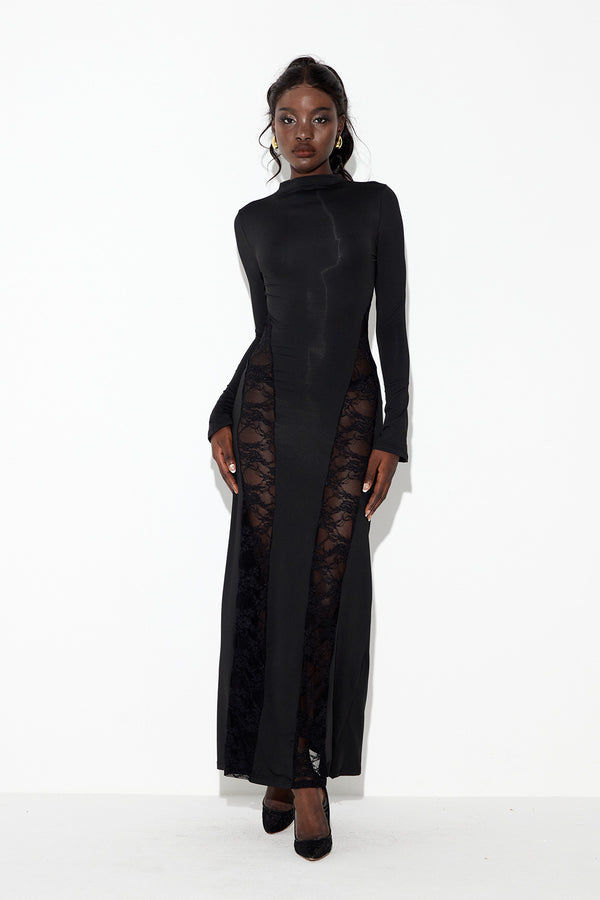 Danita Lace Bodycon Maxi Dress