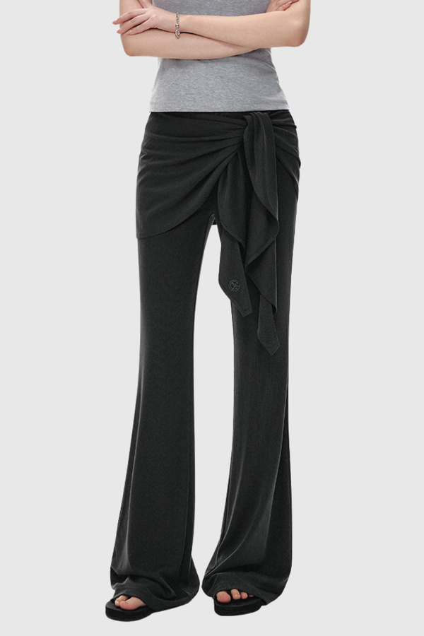 Dederick Tie Up Bootcut Pants