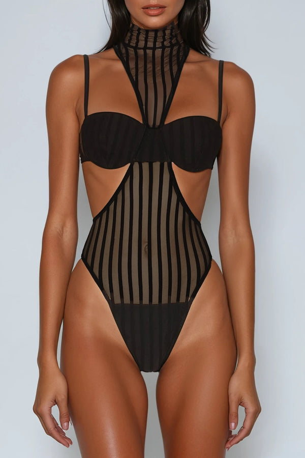 Devan Mesh Cutout Bodysuit