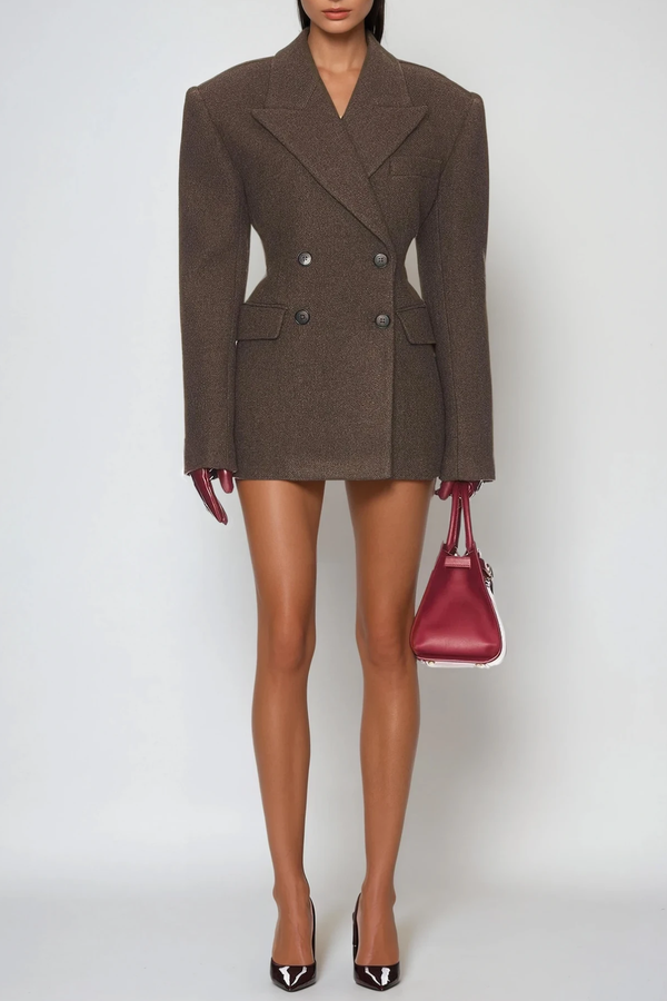 Dierk Double Breasted Wool Blazer