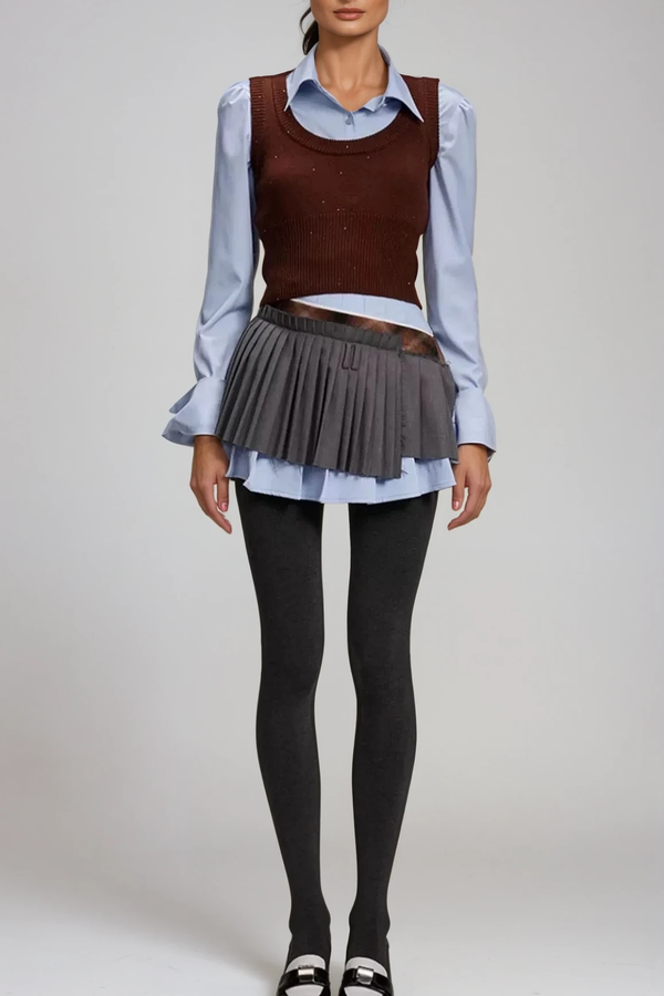 Dieuwert Deconstruct Knit Skirt Set