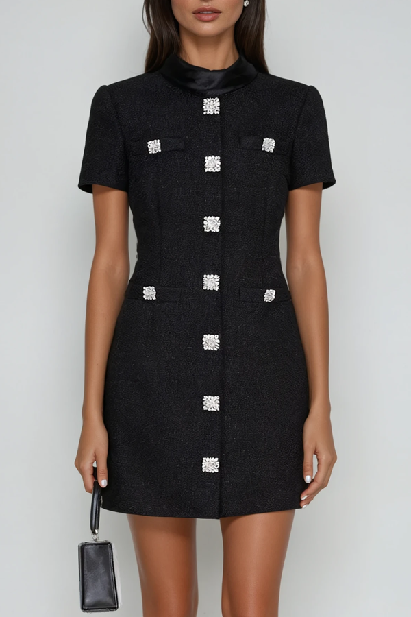 Dimitra Crystal Mini Dress