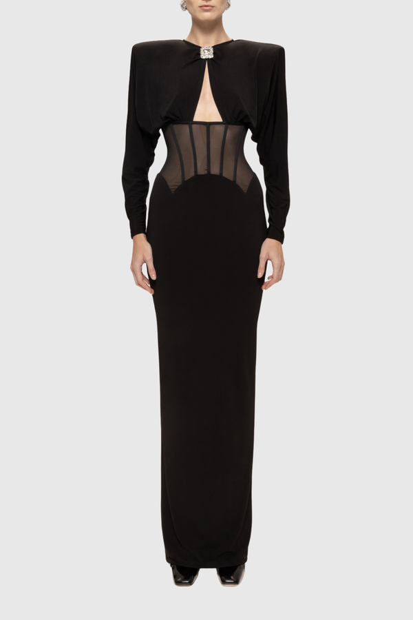 Dimitrij Cutout Corset Maxi Dress