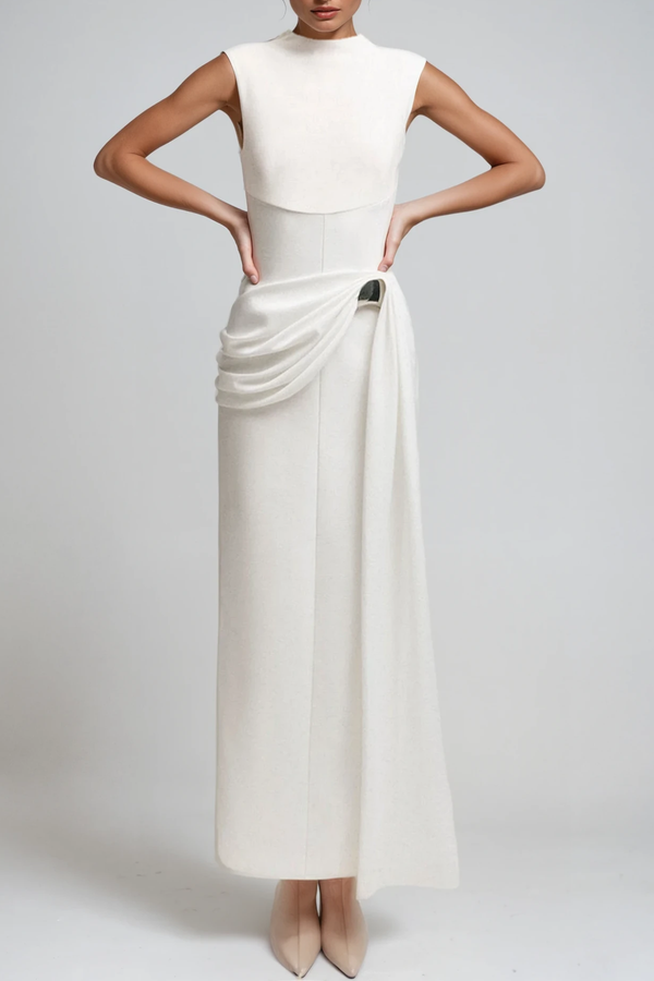 Dimitrije Sleeveless Ruch Maxi Dress