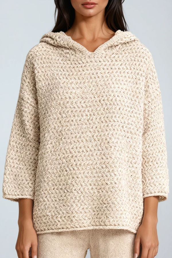 Diniz Hooded Knit Top