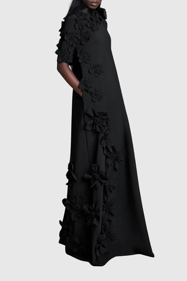 Diogenes Flower Bow Maxi Dress