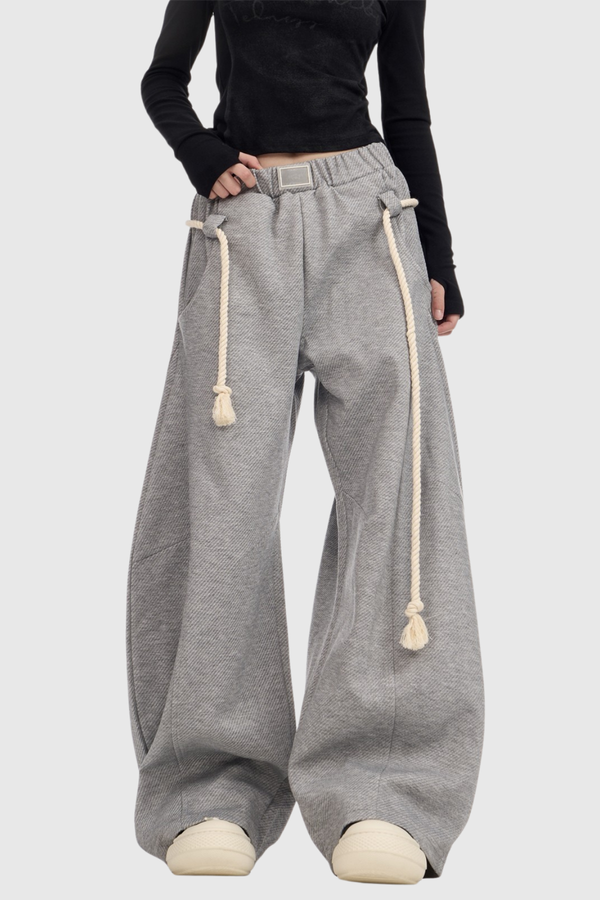 Diokles Rope Pants In Grey