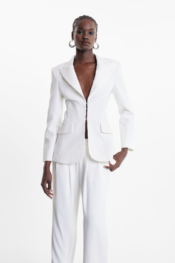 Dipika Floral Lace Blazer