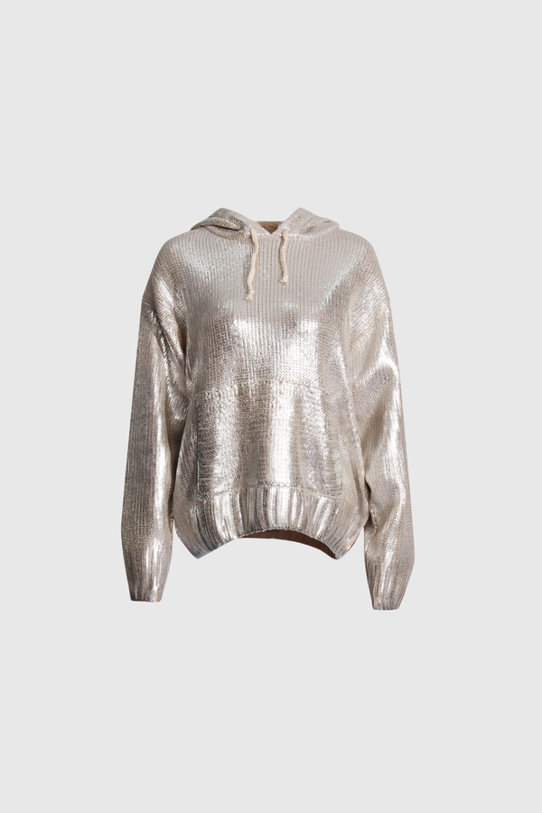 Dmitrii Metallic Knit Top