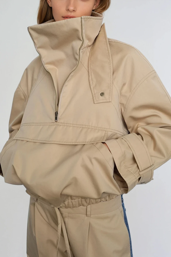 Dobrilo Funnel Neck Deconstruct Top