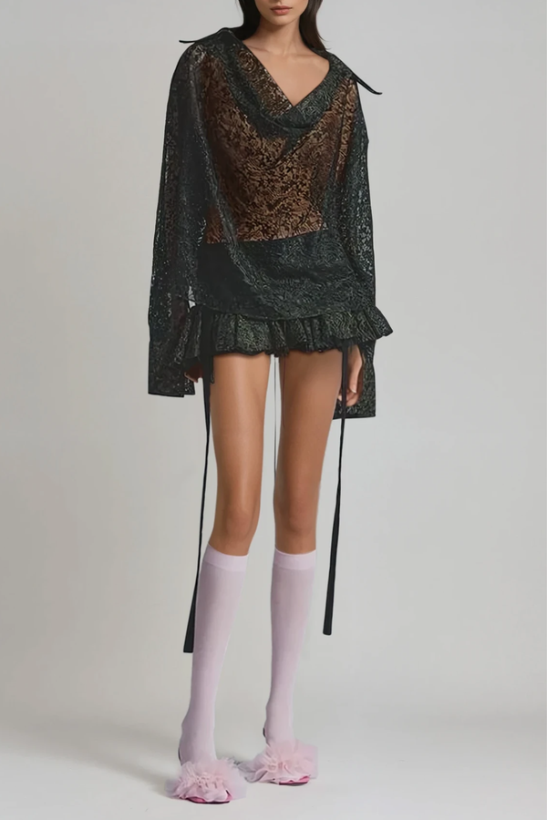 Dorothy Deconstruct Lace Skirt Set