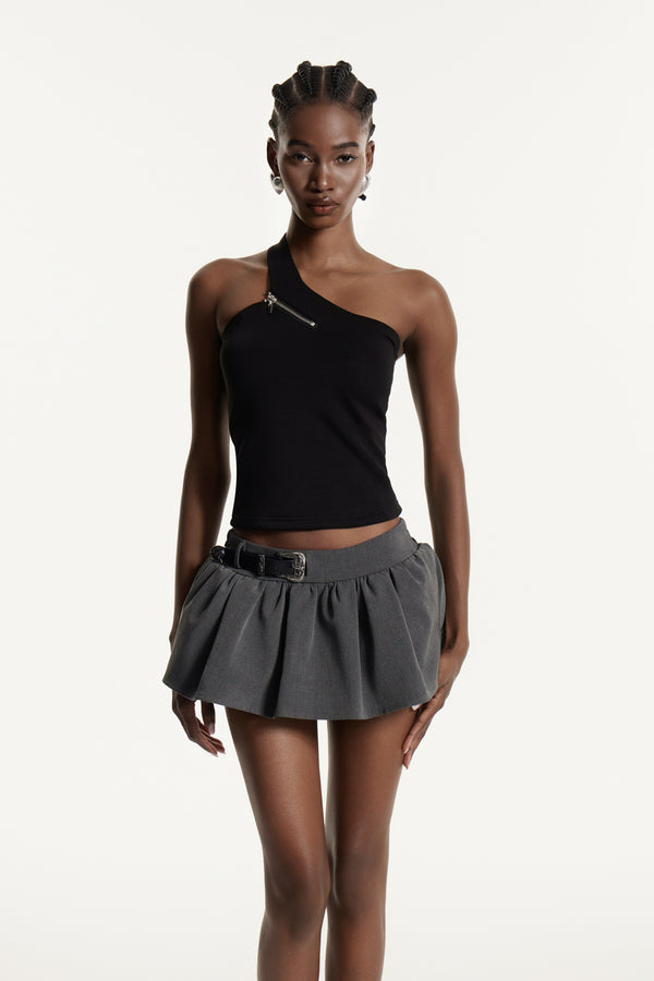 Edric Sleeveless Asymmetric Top