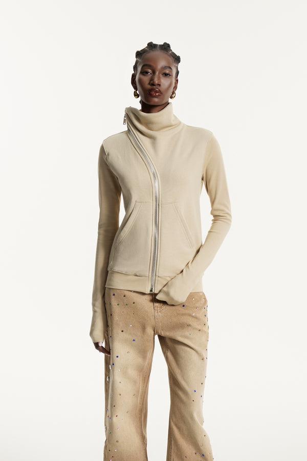 Edvards Asymmetric Zipper Jacket