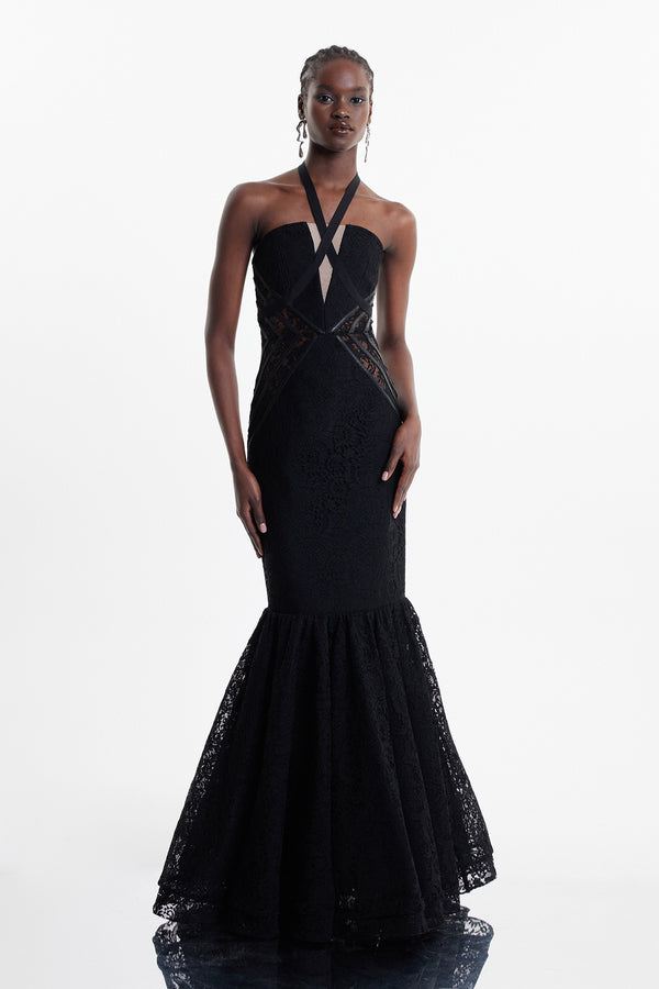 Elea Lace Mermaid Maxi Dress