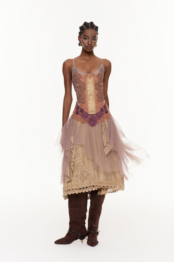 Fabricius Spaghetti Knit Midi Dress