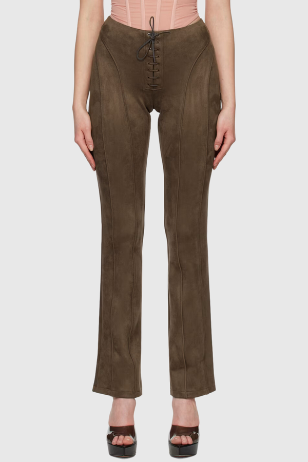 John Lace Up Bootcut Pants