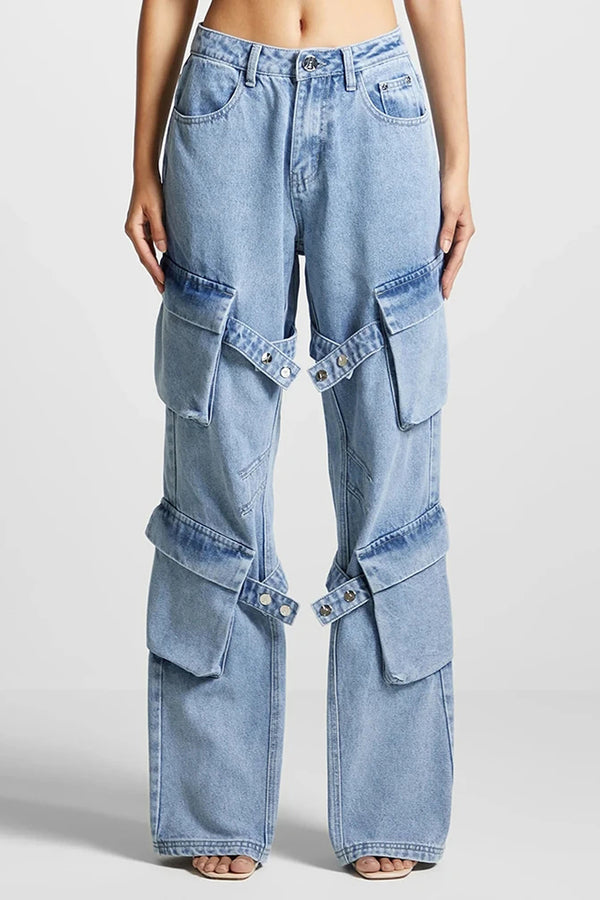 Jordyn Pockets Denim Jeans