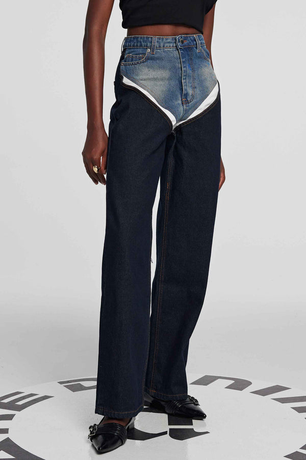 Kamila Cut Out Straight Jeans