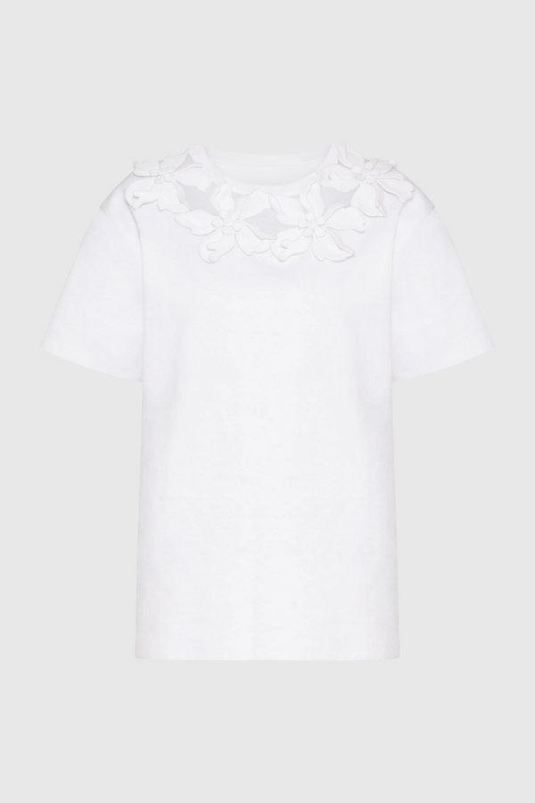 Kira Flower Hollow T Shirt