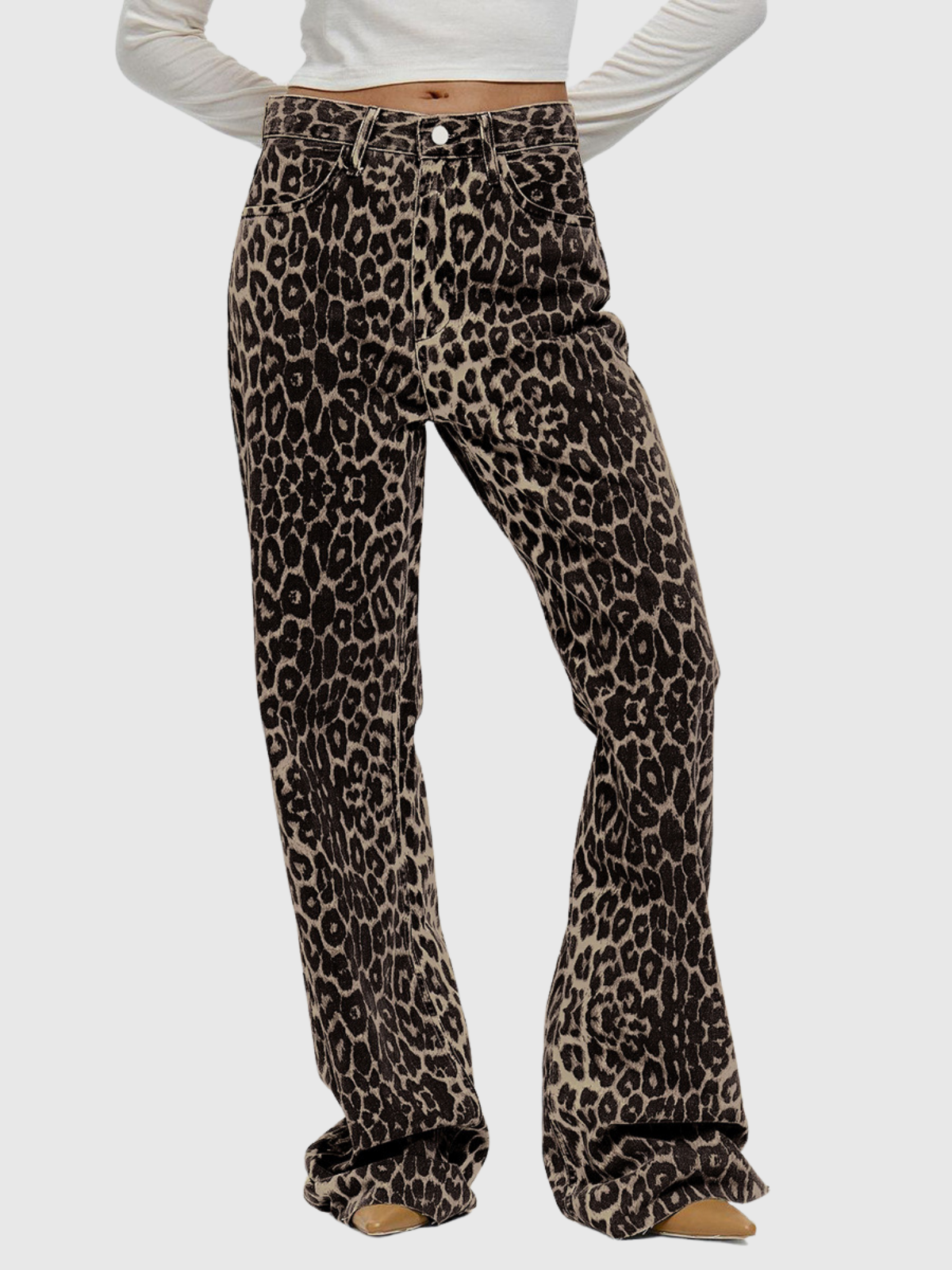 Loretta Low Rise Leopard Pants – Innovare Denim