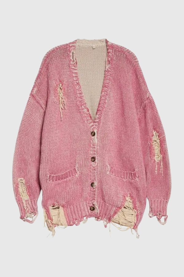 Maia Torn Knit Jacket