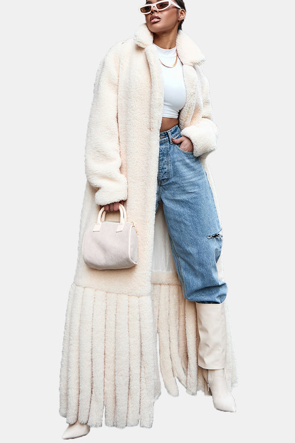 Mia Faux Fur Fringe Coat