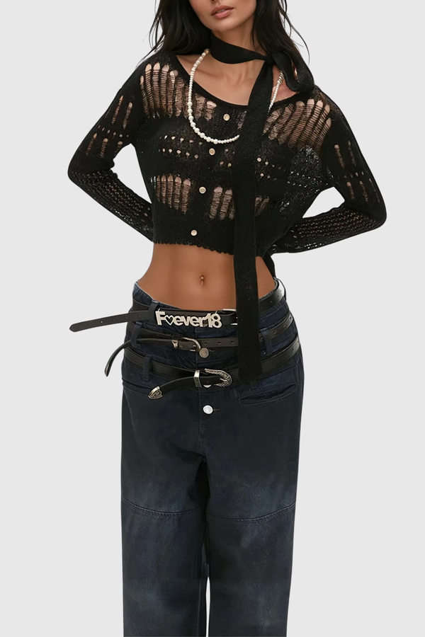 Wafa Cutout Top